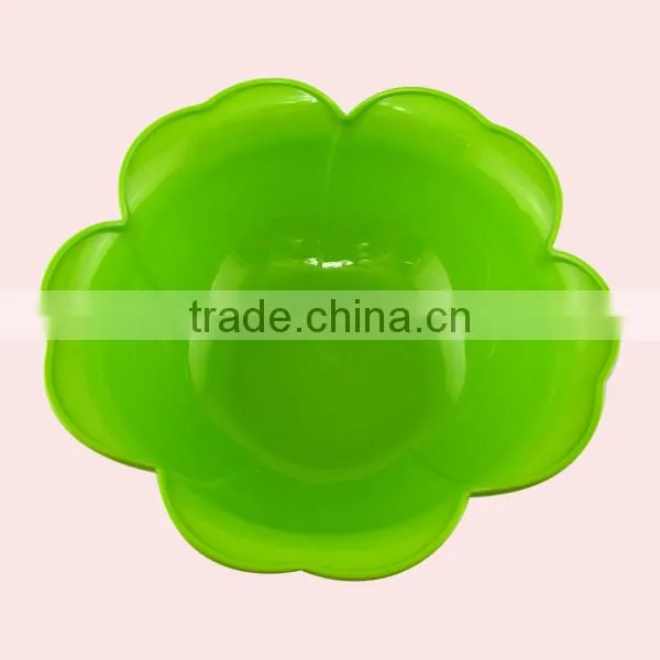 Double Layer Flower Shape Multi-purpose kitchen plastic sieve with lid