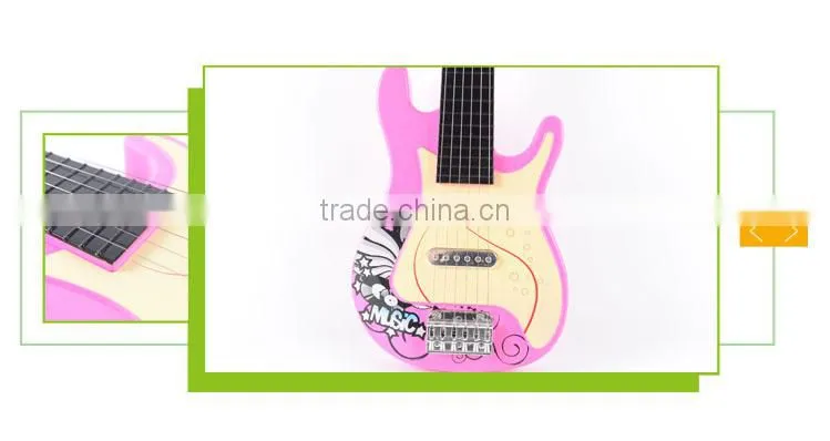 Wholesale kids musical instruments toy 6 string bass guitar kit
