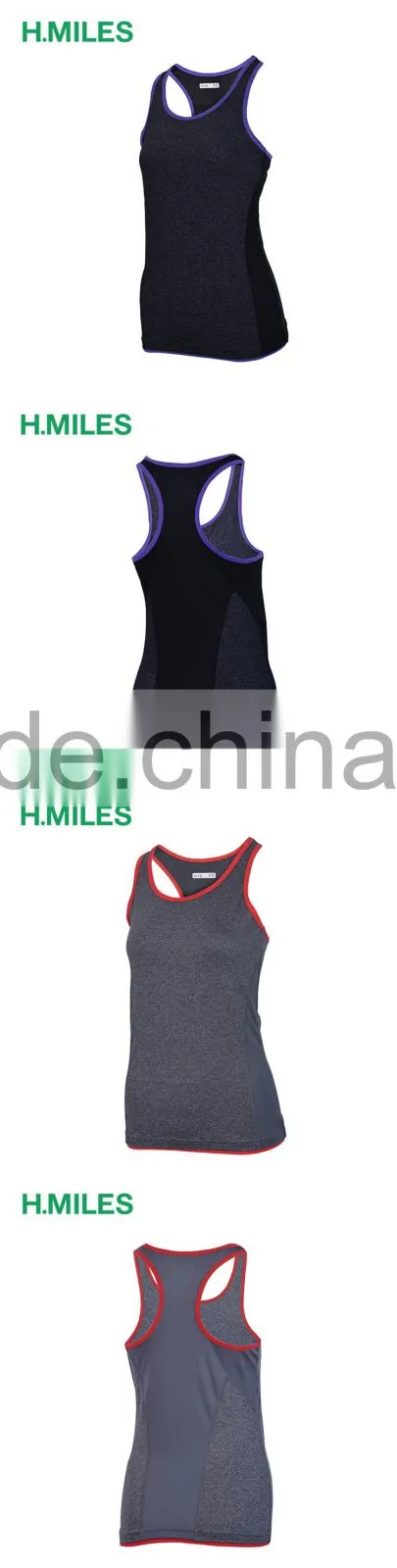 Best ladies athletic custom workout vest women dri fit sport tank top