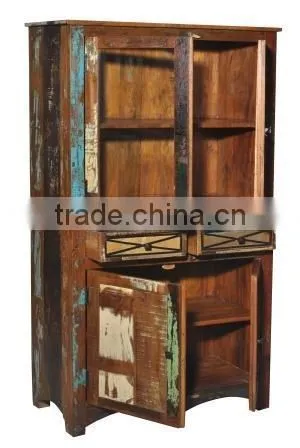 Retro Wooden Wardrobe