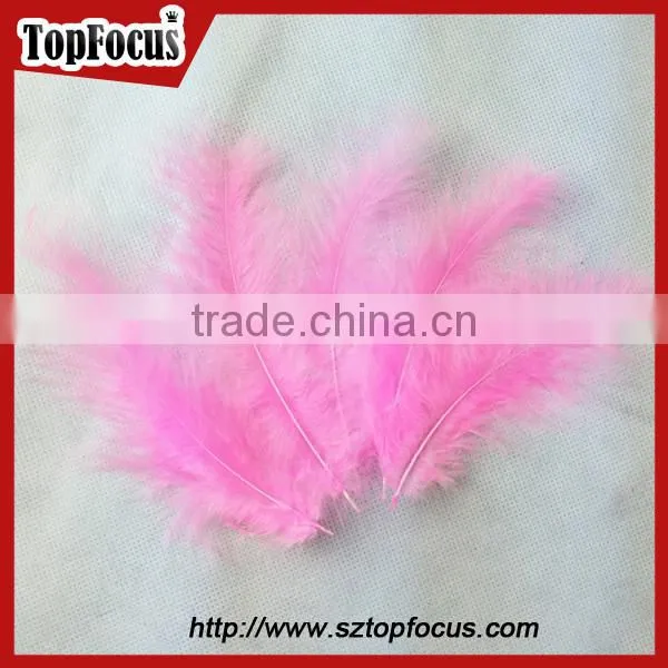 any color cleaning down turkey feather for hat wedding decoration