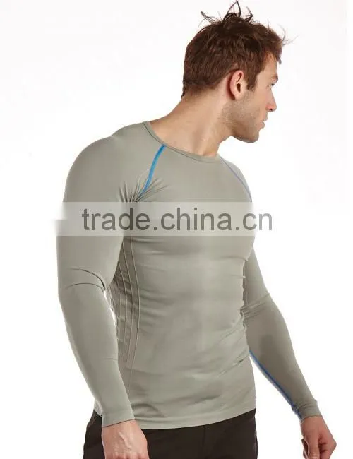 Polyester Dry Fit Running T shirt Custom Logo Plain Slim Fit Sport T shirt OEM
