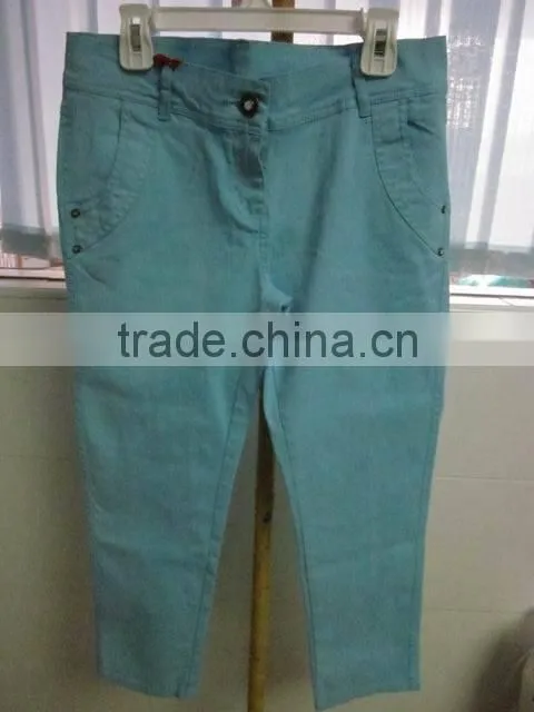 ladies' casual denim pants wholesale to South American