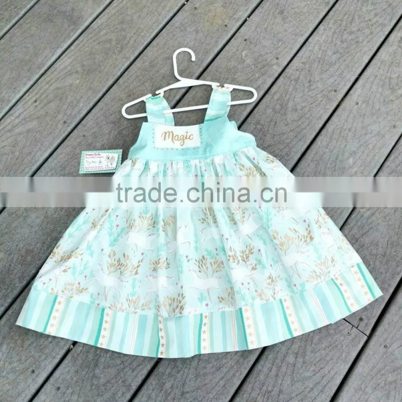Toddler Girls Unicorns Magic 1st Birthday Dress