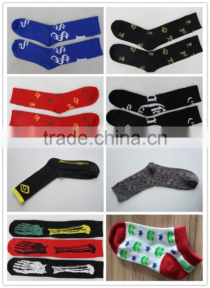 men custom print sock,sock print,sock man cotton