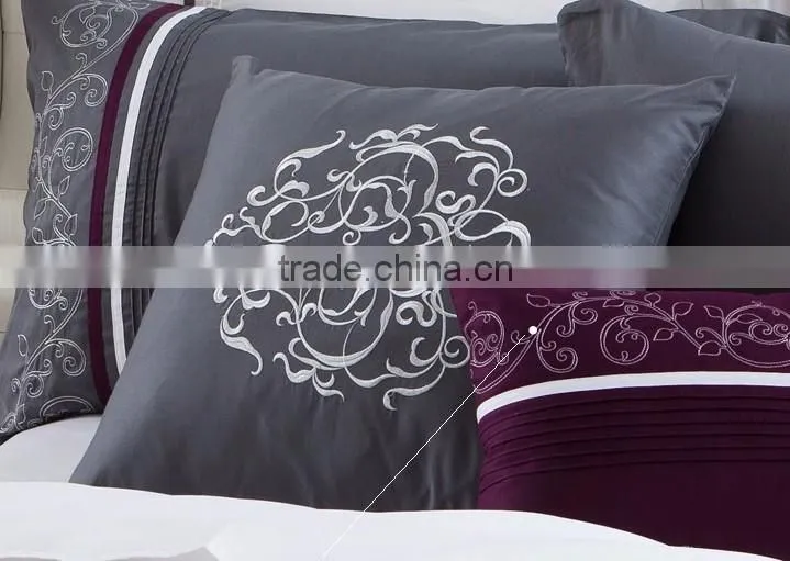 2017 hot sell hotel bedding set 100% cotton in Guangzhou