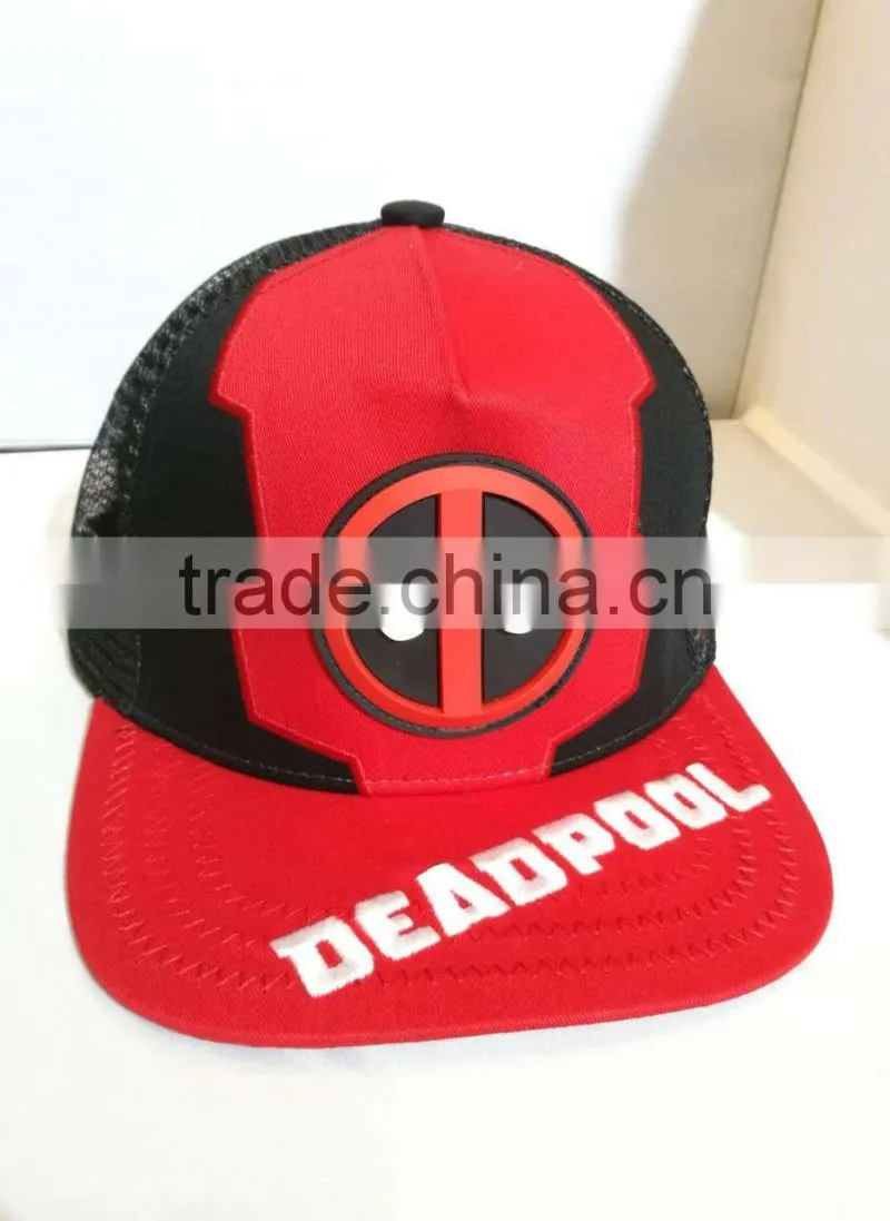 Wholesale Cosplay Movie Deadpool Cartoon Baseball Cap Red Anime Hat