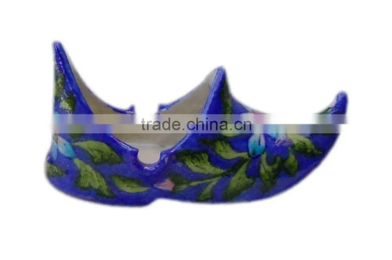 Royal Vintage Handmade Blue Pottery Ash Trays