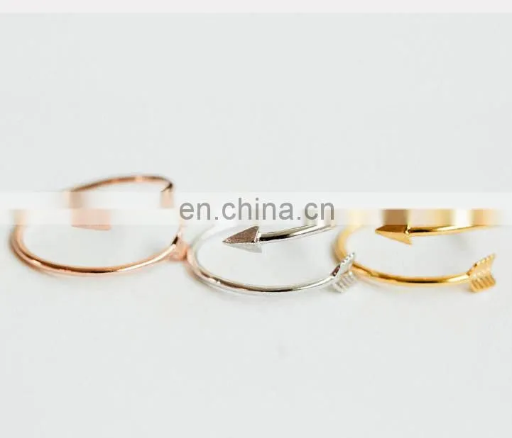 Mini cute gold knot ring jewelry