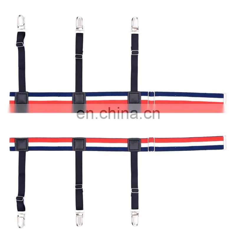 Newline style mens fashion adjustable shirt stays shirt garters
