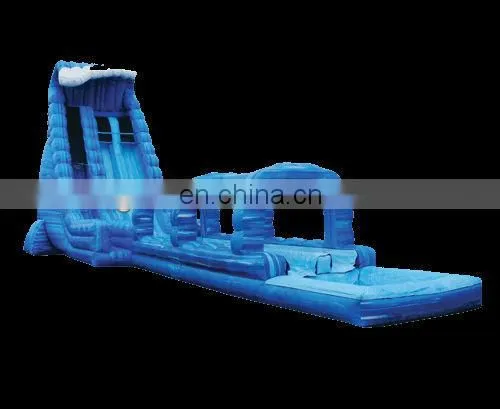 Giant inflatable water slide