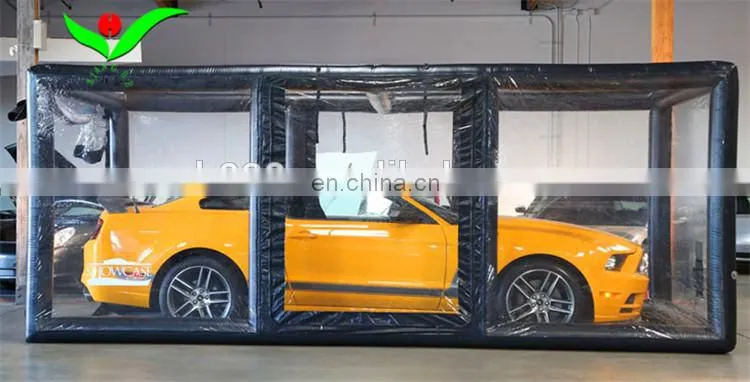 New ShowCase outdoor water proof Anti-UV inflatable car bubble garage tent sale