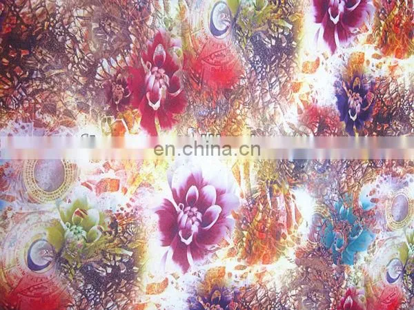 pattern beautiful chiffon digital printing