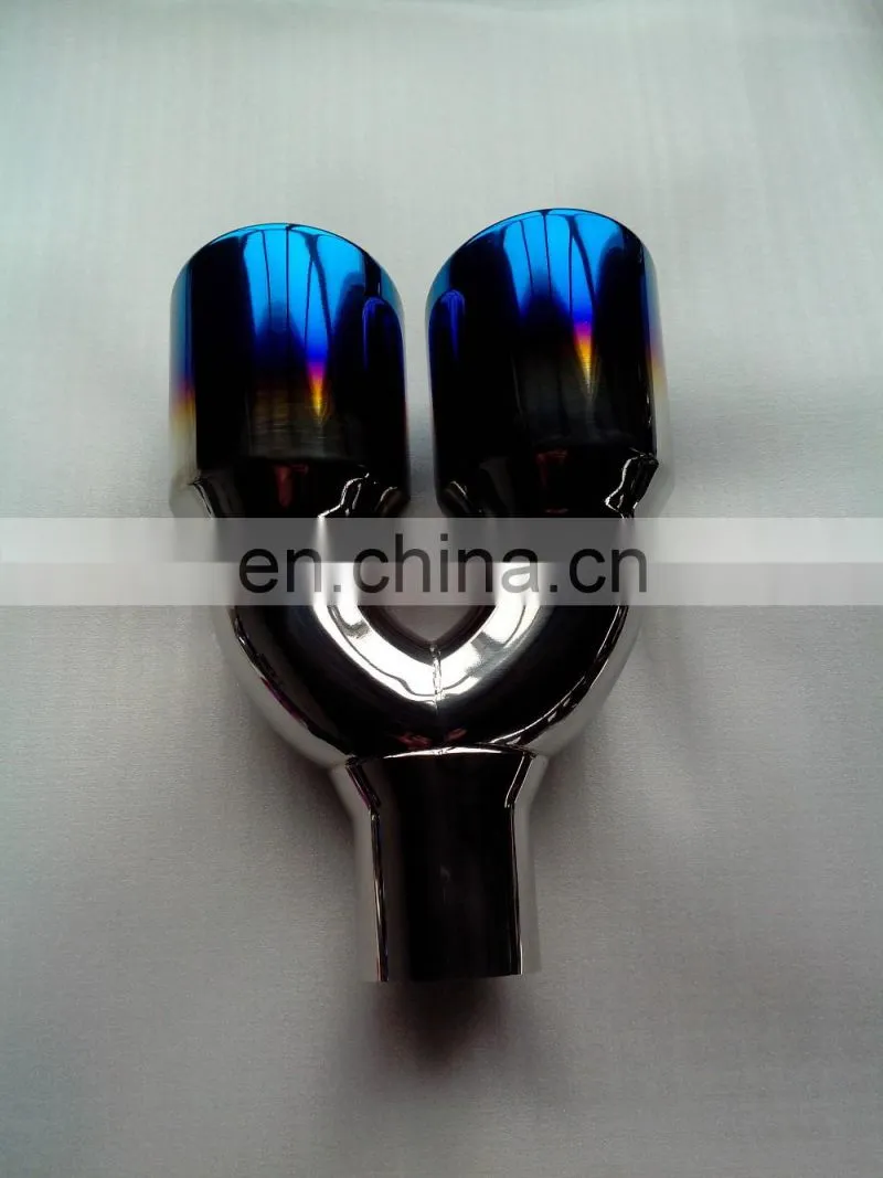 Colorful Stainless Steel Exhaust Rainbow Muffler tail pipe for Car.