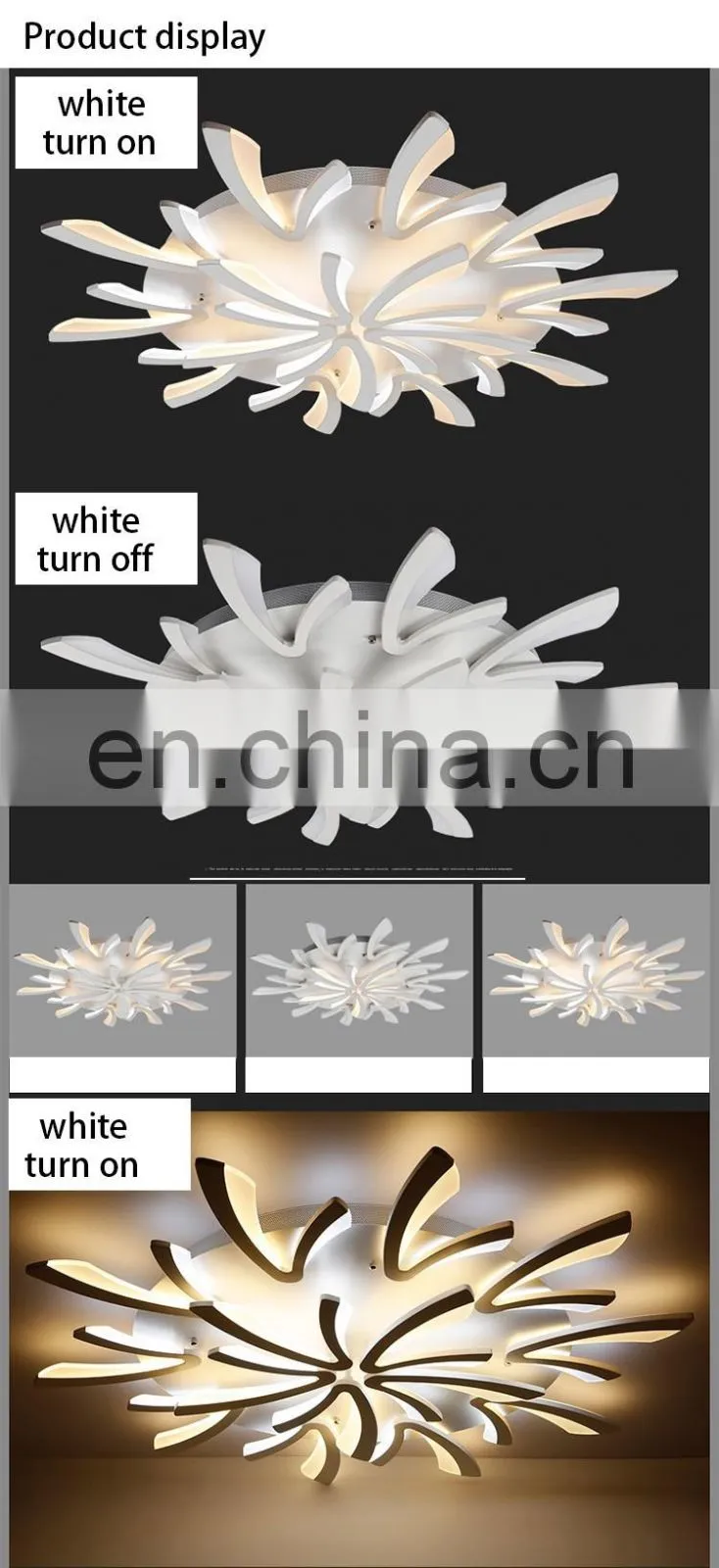 dimming decorative big hotel chandelier led pendant light