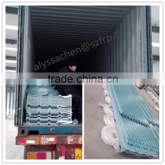 UV resist RFP skylight/high quality fiberglass roofing