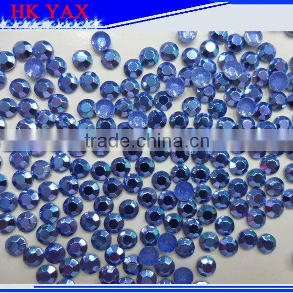 china 2mm sky color rhinestud hot fix wholesale shop;2014 hot selling 2mm hotfix rhinestuds; hot fix rhinestud
