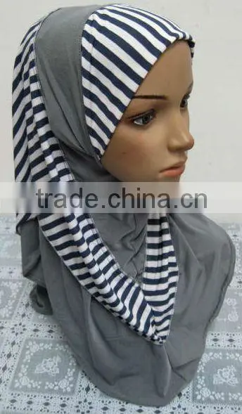 A568 hot 2015 new design islamic hejab LONG muslim one piece hijab