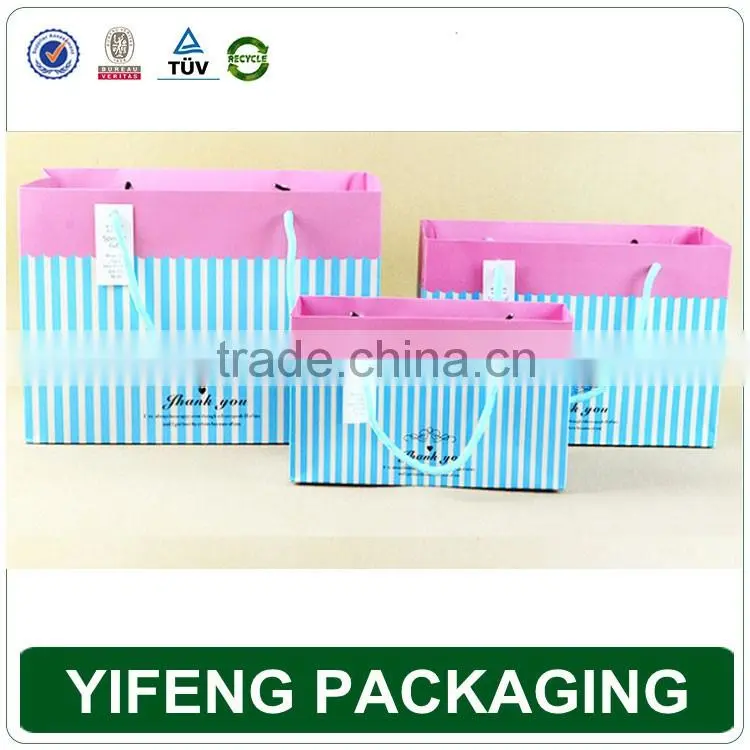 Custom Design Printed Shopping Kraft Paper Bag