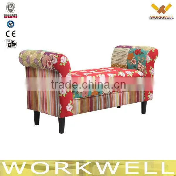WorkWell modern design upholstered fabric mini sofa Kw-D4045A