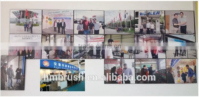 Industrial roller brush for road sweeping
