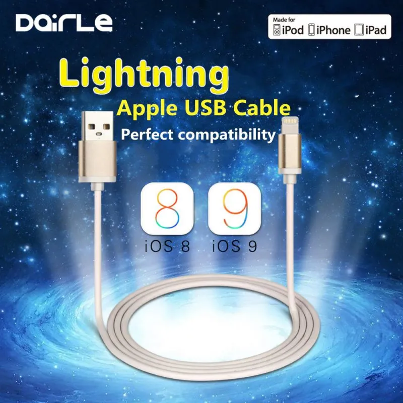 Factory MFI Certified USB Data Chargering Cable For iPhone