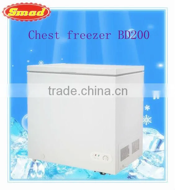 ice cream solid door chiller 200L