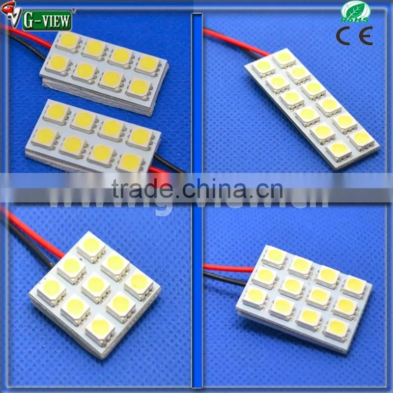 superbright 12smd 5050 high lumen dome led light,led car lamp ,auto led