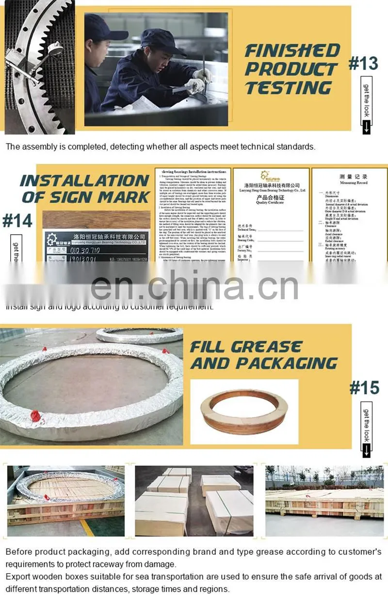 High-speed Rotary YRT200 Table Slewing Bearings Large 50Mn/40CrMn Large Bearing Capacity precision slewing bearing