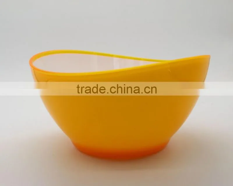 Hot sell Creative Colorful Plastic Round shape fruit plate