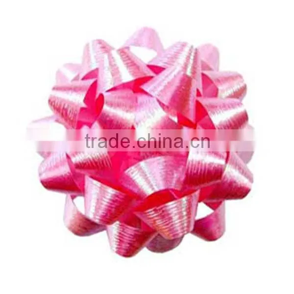 Metallic Effect Ribbon Egg, Bule Metallic Ribbon Roll, Fashinable Printed Ribbon Spool for Decoration
