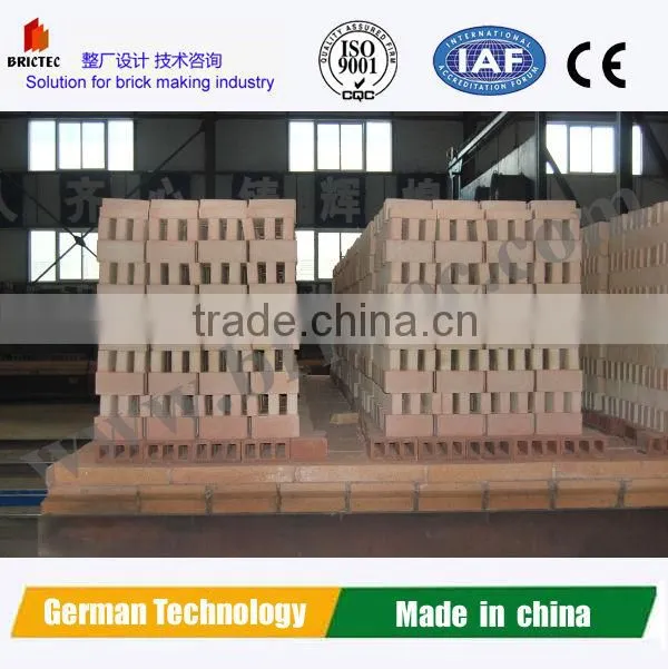 Rotary coal dryer tunnel kiln for brick firing process