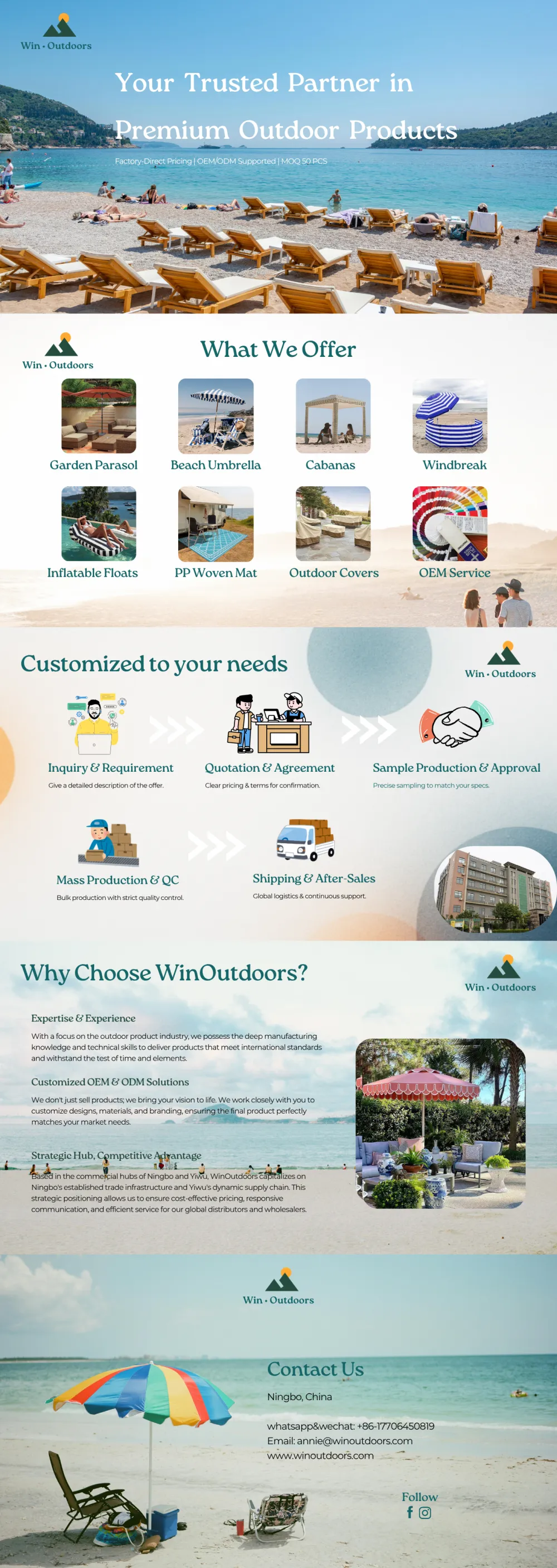Product and Service Catalog Website