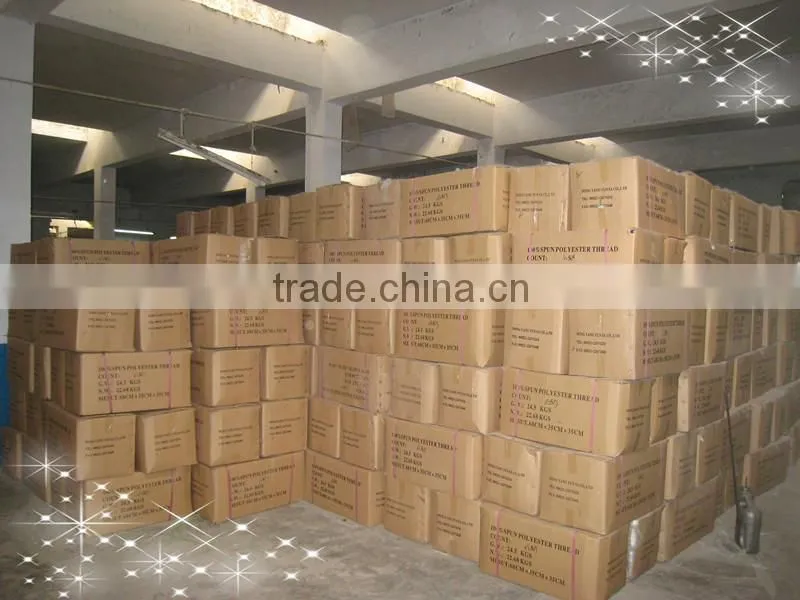 Hot Selling dyed 100% Spun Polyester Sewing Thread braide sewing thread in China 40S/2