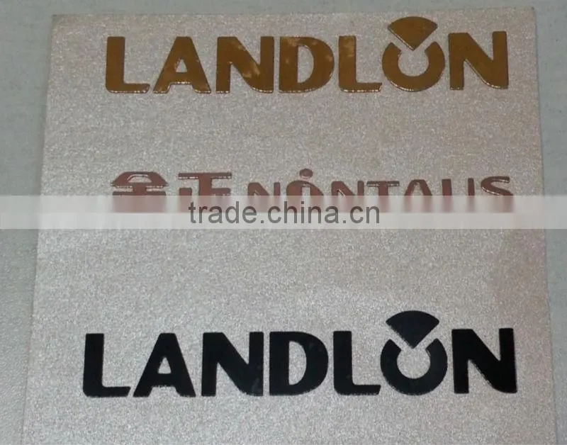 thin & light electroforming label