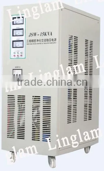 JSW series three phase precise and purifing voltage stabilizer