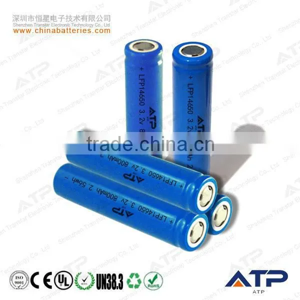 14650 lifepo4 battery 800mah 3.2v / lifepo4 batteries 14650 / lifepo4 14650