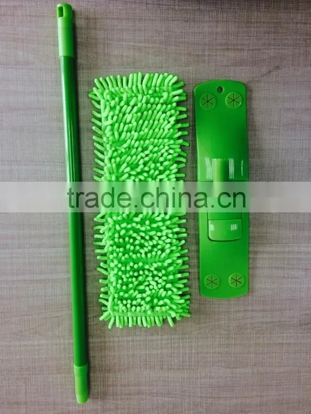 Hot Sale Telescopic Handle Microfiber Chenille Flat Mop