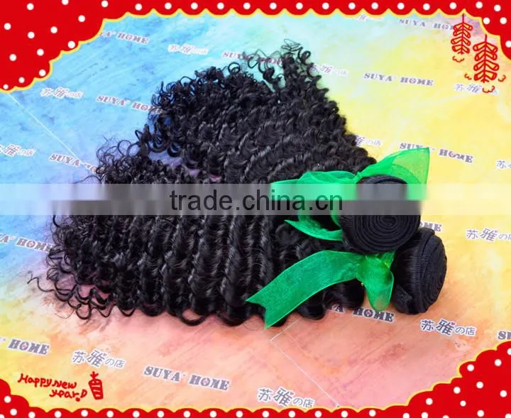 made in China available kinky curly virgin hair extensions