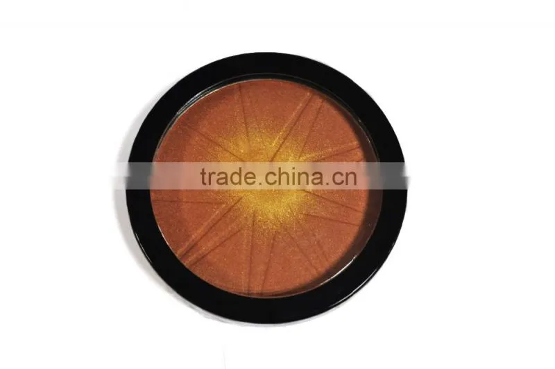 transparent cap star shaped bronzer compact powder