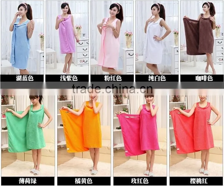 Wholesale Plain Microfiber Beach Towel Dress