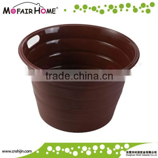Kitchenware essential foldable round silicone buckets