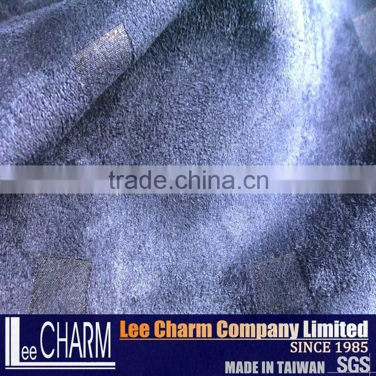 100% Polyester Suede Fabric Squares printed patterns