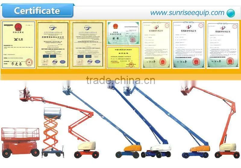 self-propelled articulated boom lift