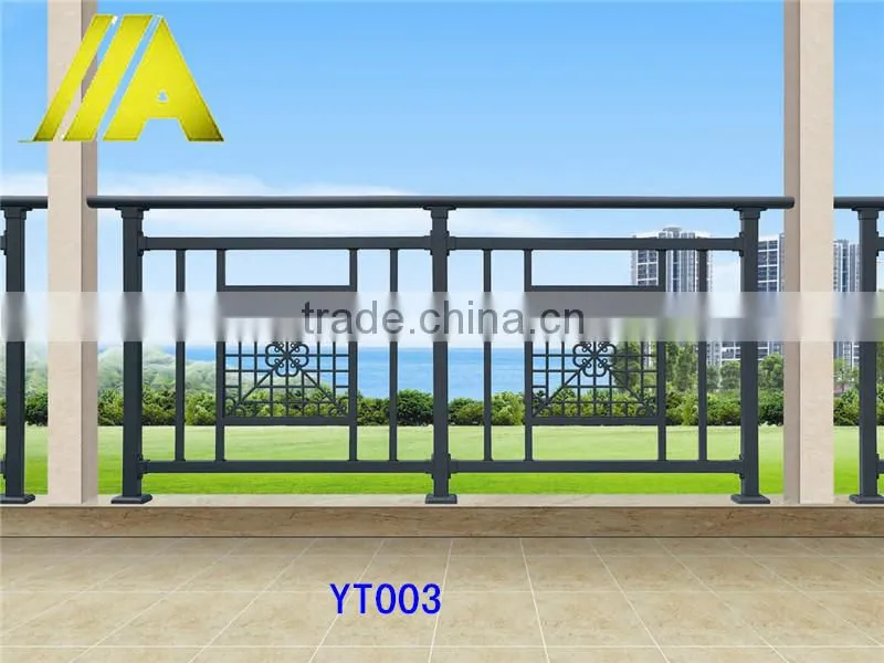 AJLY-806 Powder coating Anti-rust Aluminum veranda fencing/porch fence/ balcony railing made in china