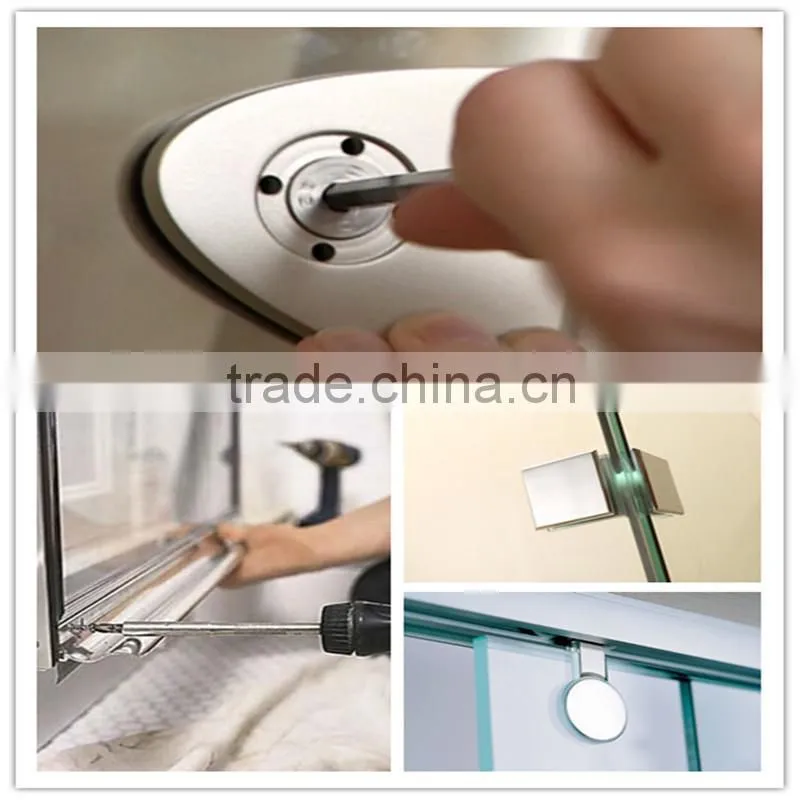 Luxury glass partitions for shower room