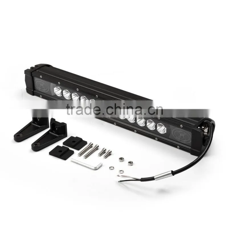 Hottest and super bright ip67 single row 60w ce rohs led light bar