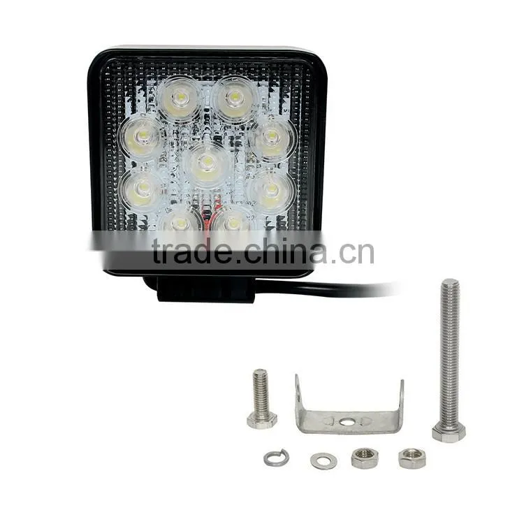 led work lamp 27w for tractor truck