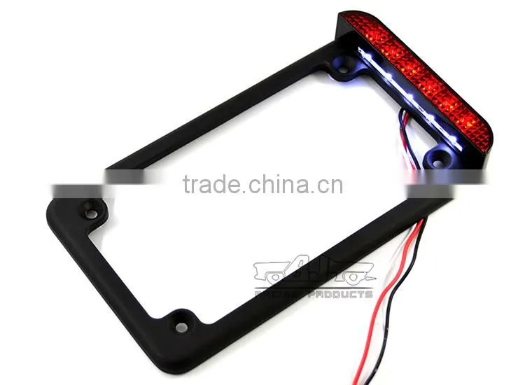 BJ-LPL294-002 Customized Motorbike License Frames Motorcycle License Plate LED for Harley