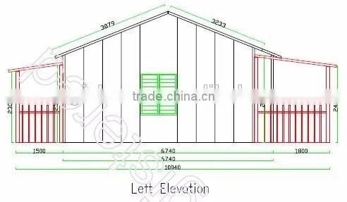 High quality china made prefab house with good performance in wind and earthquake proof